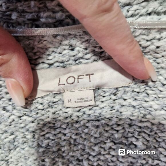 Loft Cardigan Women SZ Medium Loungewear Comfort Winter Soft Girl Fall Cozy Warm - Picture 4 of 4